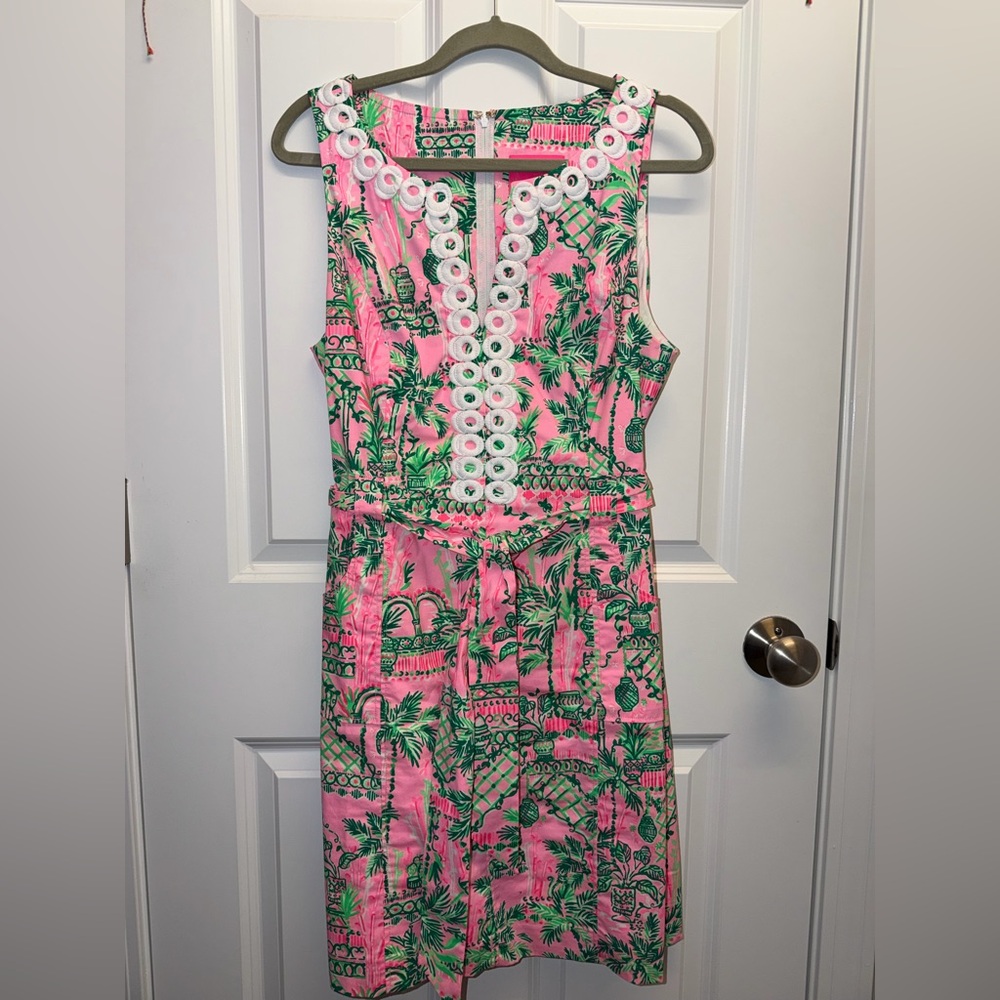 Lilly Pulitzer Gulianna stretch shift dress size 12 Always Worth It